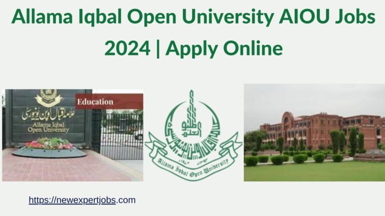 Allama Iqbal Open University AIOU Jobs 2024 | Apply Online